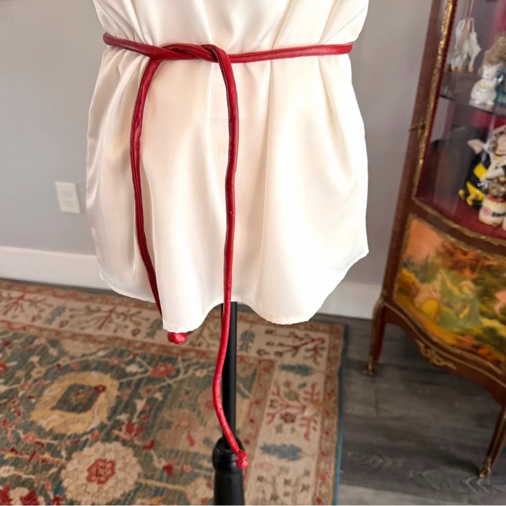 Multicolor Leather Skinny Belt Bundle